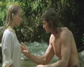 Nude with Big Bare Breasts in Tarzan, the Ape Man!