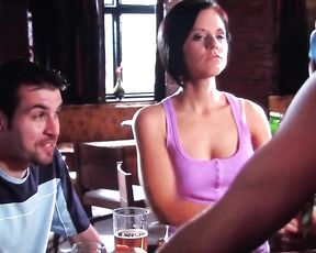 Cleavage on Hollyoaks!