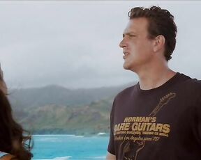 Cleavage,  Upskirt and in wet clothes in Forgetting Sarah Marshall!