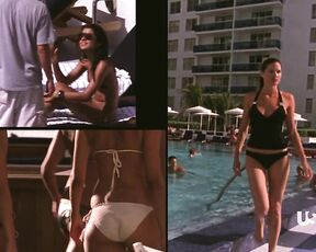 in bathing suit from Burn Notice!