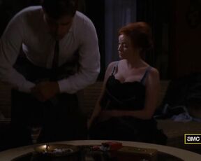 Cleavage on Mad Men s03e06 hdtv720p!