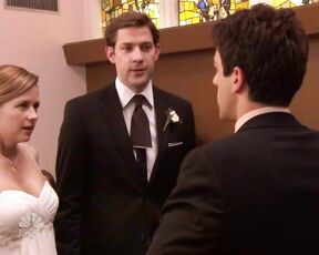 Cleavage in wedding dress on The Office s06e04 hdtv720p!