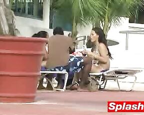 paparazzi Bikini videos on the beach of Barbados!