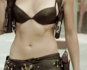 in Bra in Machete!