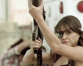 in Bra in Machete!