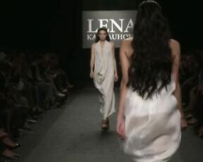 Nude on the catwalk!