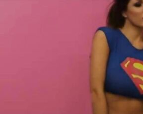 Topless Superwoman Photoshoot!