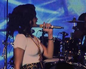 See-Through to Breasts at Stockholm and Toronto Concerts HiDef 720p!