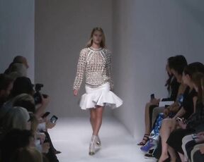 See-Through to Breasts at Fashion Show HiDef 720p!