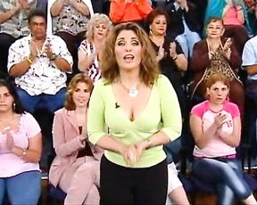 Big Cleavage Milf Latin Talkshow Host Highlights!