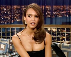 Looking Cleavagey on Late Night!