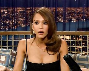 Looking Cleavagey on Late Night!