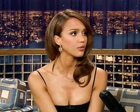 Looking Cleavagey on Late Night!