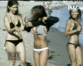 Bikini Strip Video On the Beach from Inside Edition!