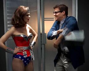 as Wonder Woman on Bones s3e5!