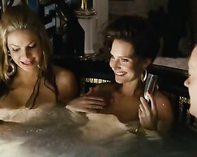 Cyia Batten and Hilary Angelo Nude in hottub from Charlie Wilsons War!