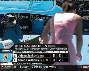 Great Up-Skirt from The Australian Open!